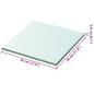Preview: Regalboden Glas Transparent 30x30 cm