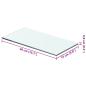 Preview: Regalboden Glas Transparent 40x15 cm