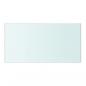 Preview: Regalboden Glas Transparent 40x20 cm