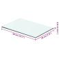 Preview: Regalboden Glas Transparent 40x20 cm