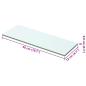 Preview:  Regalboden Glas Transparent 50x12 cm