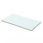Preview: ARDEBO.de - Regalboden Glas Transparent 50x20 cm