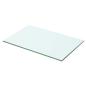 Preview: Regalboden Glas Transparent 50x25 cm