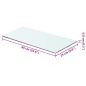Preview: Regalboden Glas Transparent 60x25 cm