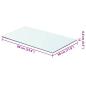 Preview: Regalboden Glas Transparent 60x30 cm