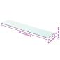 Preview: Regalboden Glas Transparent 70x15 cm