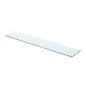 Preview: Regalboden Glas Transparent 80x15 cm