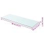 Preview: Regalboden Glas Transparent 80x30 cm