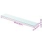 Preview: Regalboden Glas Transparent 90x15 cm