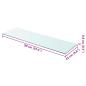 Preview: Regalboden Glas Transparent 90x25 cm
