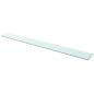 Preview: ARDEBO.de - Regalboden Glas Transparent 110x12 cm