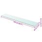 Preview: Regalboden Glas Transparent 110 cm x 20 cm