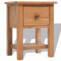 Preview: Nachttisch 36x30x47 cm Massivholz Eiche
