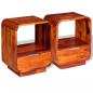 Preview: ARDEBO.de - Nachttische mit Schubladen 2 Stk. Palisanderholz 40x30x50 cm