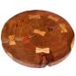 Preview: Couchtisch Massivholz Akazie (55-60)x40 cm
