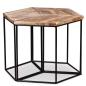 Preview: Couchtisch Massivholz Mango 56x48x40 cm