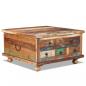 Preview: Couchtisch Altholz 70x70x38 cm