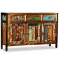 Preview: Sideboard Altholz Massiv 120x35x76 cm