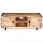Preview: TV-Schrank Raues Mangoholz 120x30x50 cm