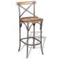 Preview: Barhocker Altholz Massiv