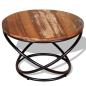 Preview: Couchtisch Altholz Massiv 60x60x40 cm