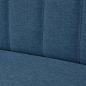 Preview: Sofa Stoff 117x55,5x77 cm Blau 