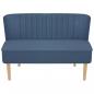 Preview: Sofa Stoff 117x55,5x77 cm Blau 