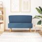 Preview: Sofa Stoff 117x55,5x77 cm Blau 