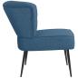 Preview: Cocktailsessel Blau Stoff