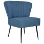 Preview: Cocktailsessel Blau Stoff