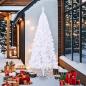 Preview: Künstlicher Weihnachtsbaum L 240 cm Weiß