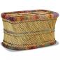 Preview: Couchtisch Bambus mit Chindi-Details Mehrfarbig