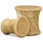 Preview: Hocker 2 Stk. Bambus und Jute
