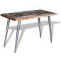 Preview: Esstisch Altholz Massiv 120x60x76 cm