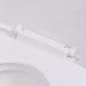 Preview: Wandmontierte Toilette Keramik Weiß