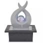 Preview: Zimmerbrunnen mit LED Polyresin