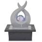 Preview: Zimmerbrunnen mit LED Polyresin