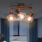 Preview: Deckenstrahler mit 3 LED-Glühlampen 12 W