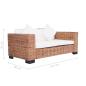 Preview: 2-Sitzer-Sofa Natürliches Rattan
