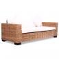 Preview: 3-Sitzer-Sofa Natürliches Rattan  