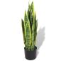 Preview: Künstliche Sansevieria Bogenhanf mit Topf 65 cm Grün