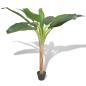 Preview: Künstlicher Bananenbaum mit Topf 150 cm Grün