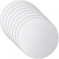 Preview: 8-tlg. Spiegelfliesen-Set Rund Glas