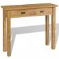 Preview: ARDEBO.de - Konsolentisch Massivholz Teak 90x30x80 cm