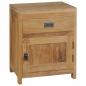 Preview: Nachttisch Massivholz Teak 40x30x50 cm
