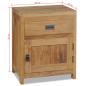 Preview: Nachttisch Massivholz Teak 40x30x50 cm