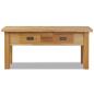 Preview: Flurbank Teak Massiv 90 x 30 x 40 cm