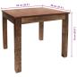Preview: Esstisch Altholz Massiv 82x80x76 cm