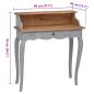 Preview: Schreibtisch Altholz Massiv 80 x 40 x 92 cm