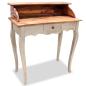Preview: Schreibtisch Altholz Massiv 80 x 40 x 92 cm